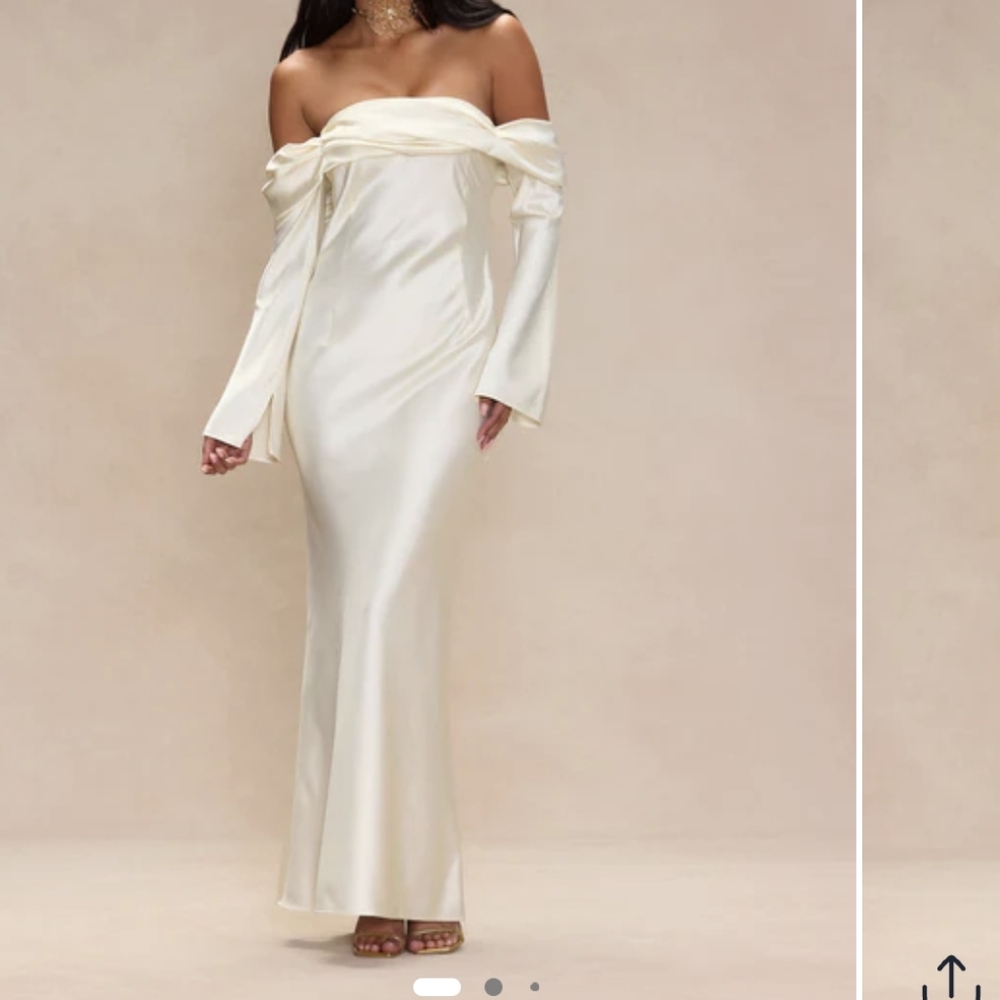nwt fashion nova Amandine satin dress